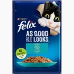 PURINA FELIX As Good as it Looks Tuna Wet Cat Food Pouch 85g
