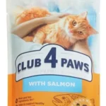 CLUB 4 PAWS PREMIUM for adult cats WITH SALMON 300g