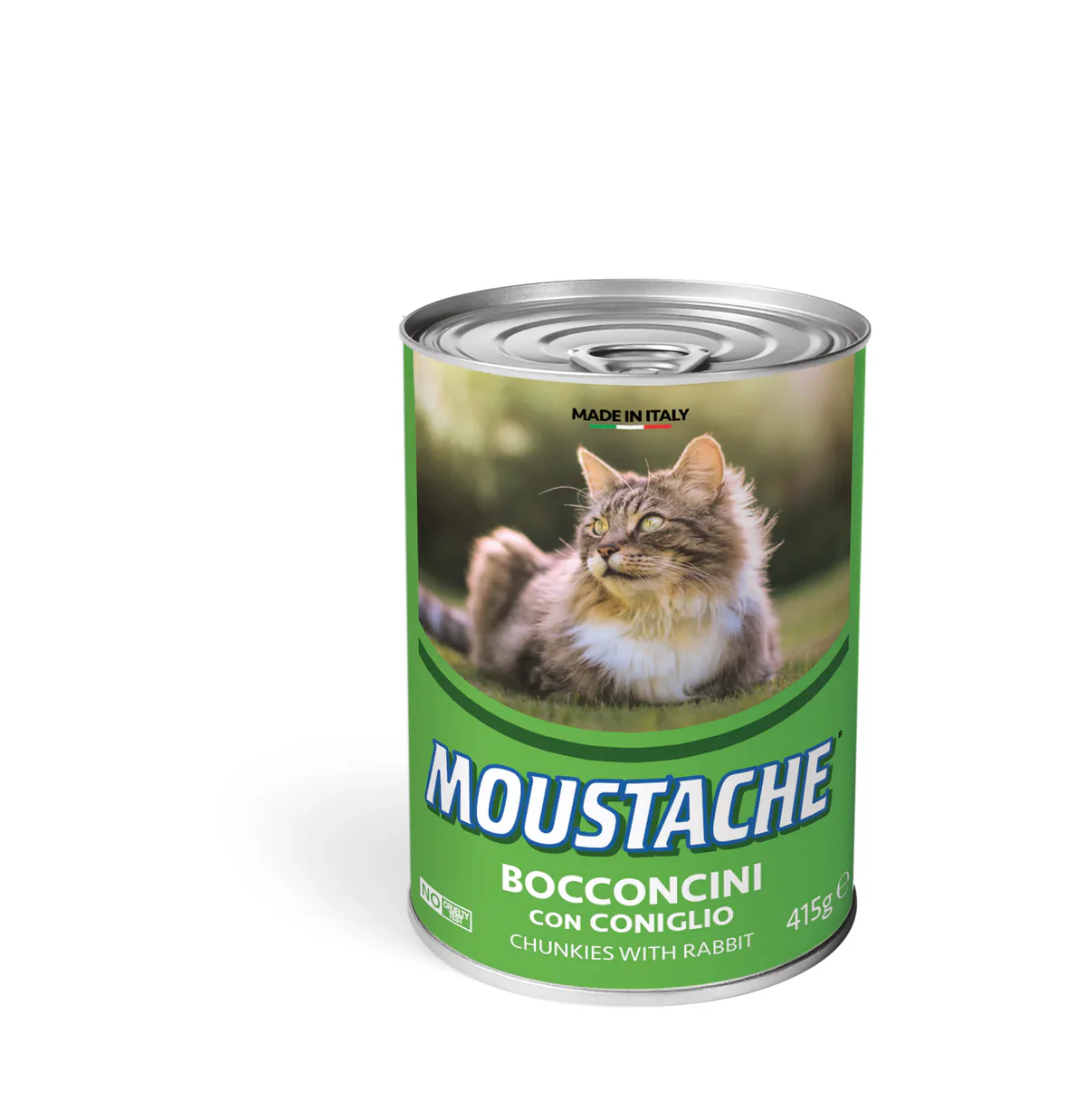 IMG-2045 MOUSTACHE Chunks Rabbit Cat Wet Food 415g - Image 1