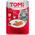 Tomi Pouch Beef in Carrot Jelly Cat 100g
