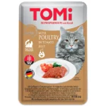 Tomi Pouch Poultry in Tomato Jelly Cat 100g