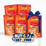 Buy 4 Get 1 | Purina Friskies Duck Chunks in Gravy Wet Cat Food Pouch 85g