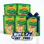Buy 4 Get 1 | Purina Friskies Chicken Chunks in Gravy Wet Cat Food Pouc 85g